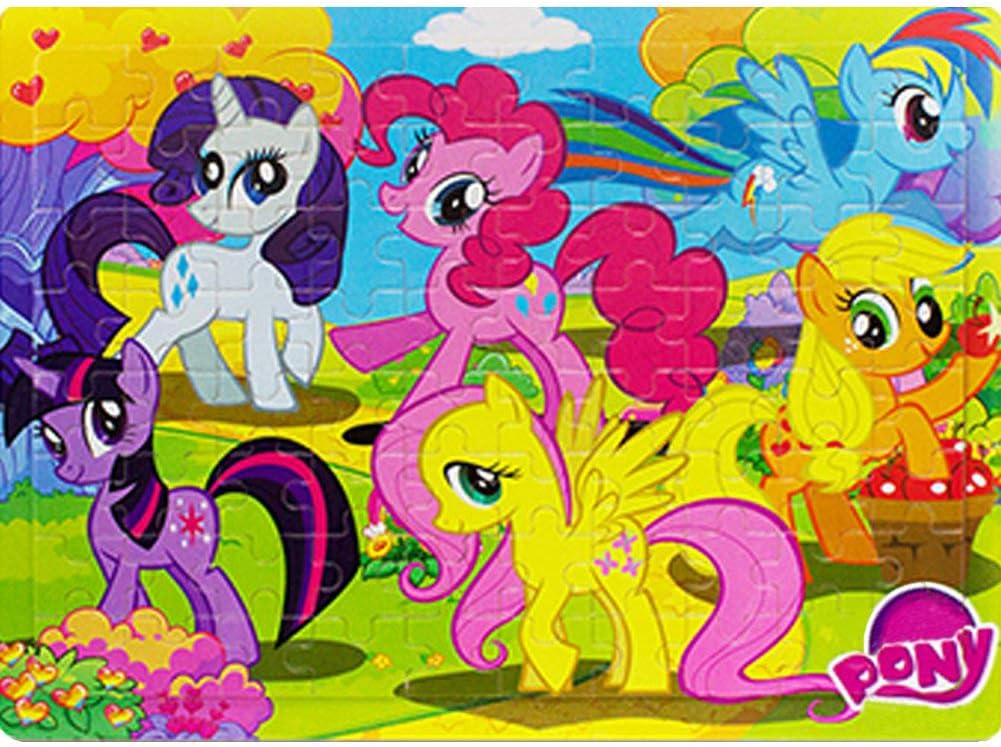 MLP The Mane 6 Wood Floor Poster Jigsaw Puzzle 1