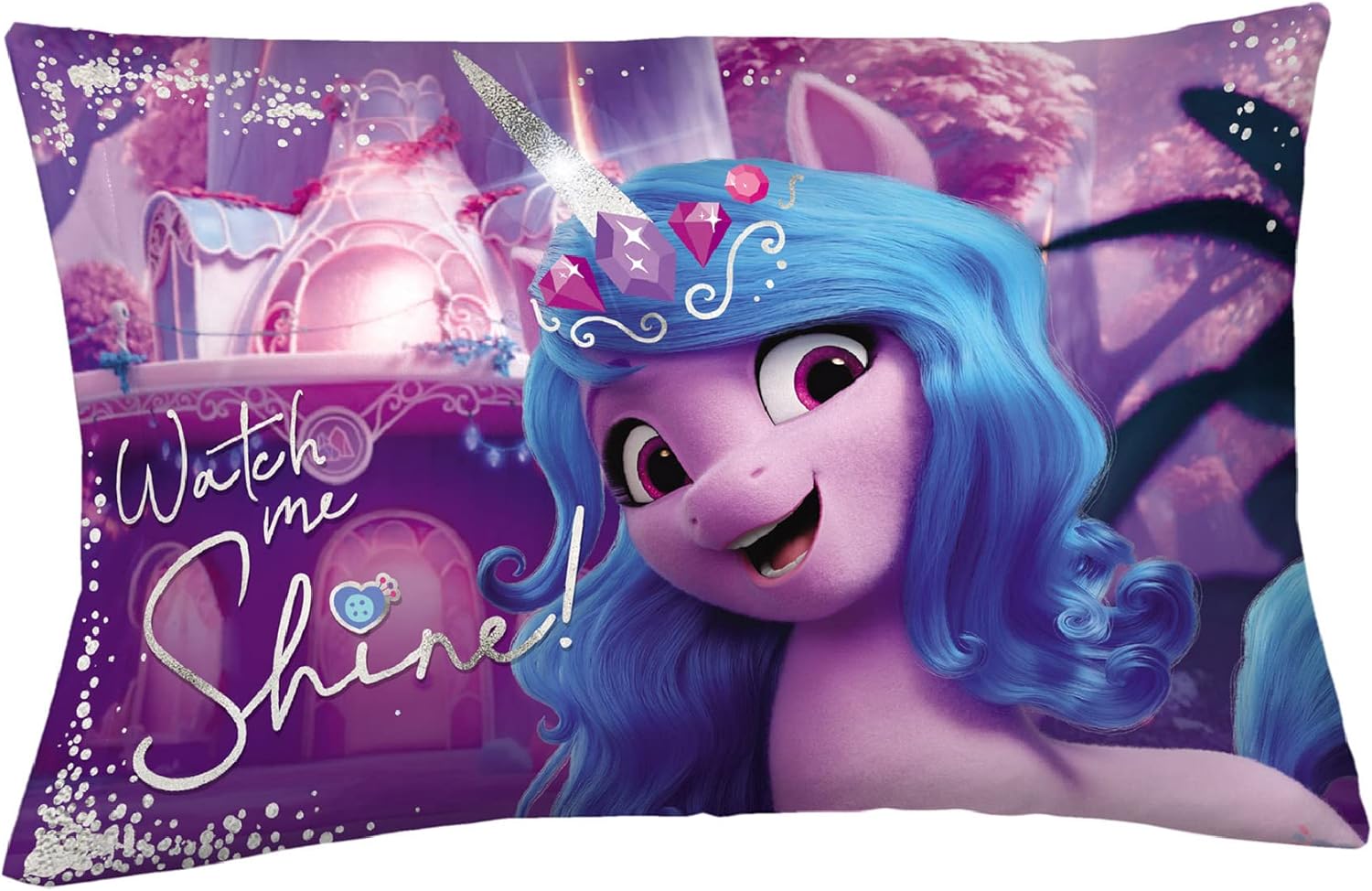 MLP: MYM Izzy Moonbow Character Reversible Pillowcase 1