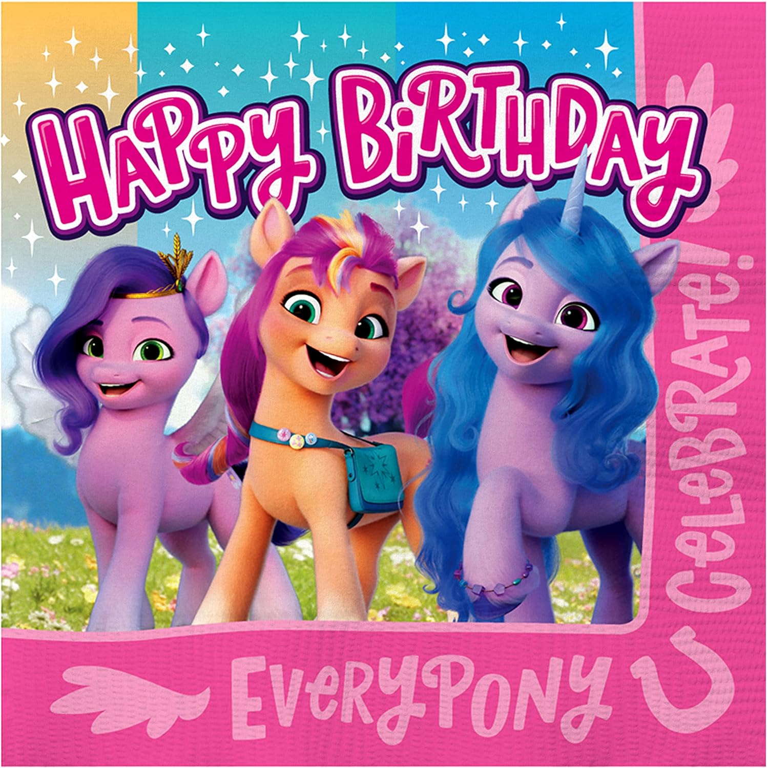 MLP: MYM Character Birthday Party Napkins Set 1
