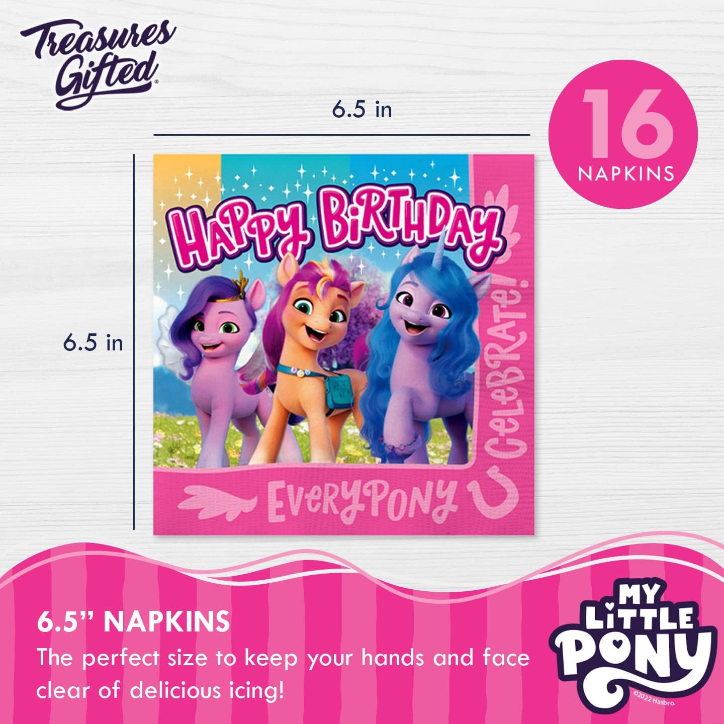 MLP: MYM Character Birthday Party Napkins Set 3