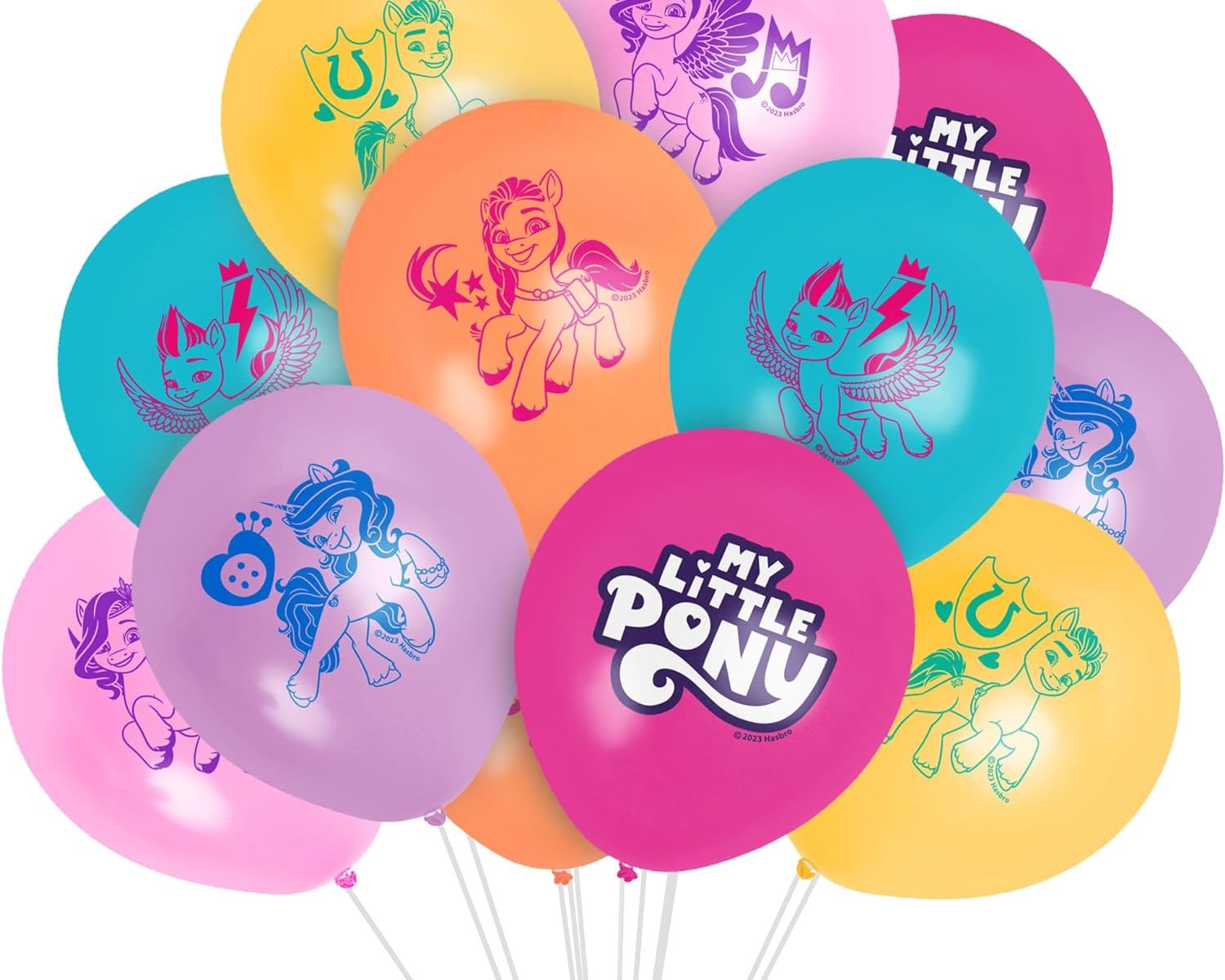 MLP: MYM The Mane 5 Character Birthday Party Balloons Set