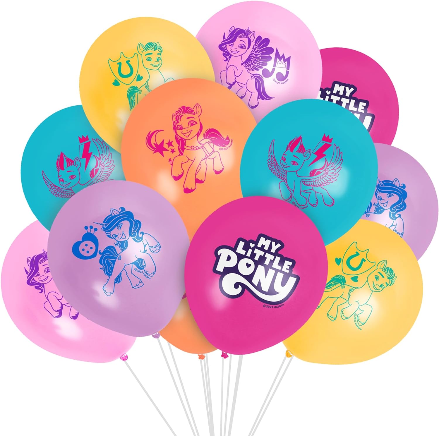 MLP: MYM The Mane 5 Character Birthday Party Balloons Set 
