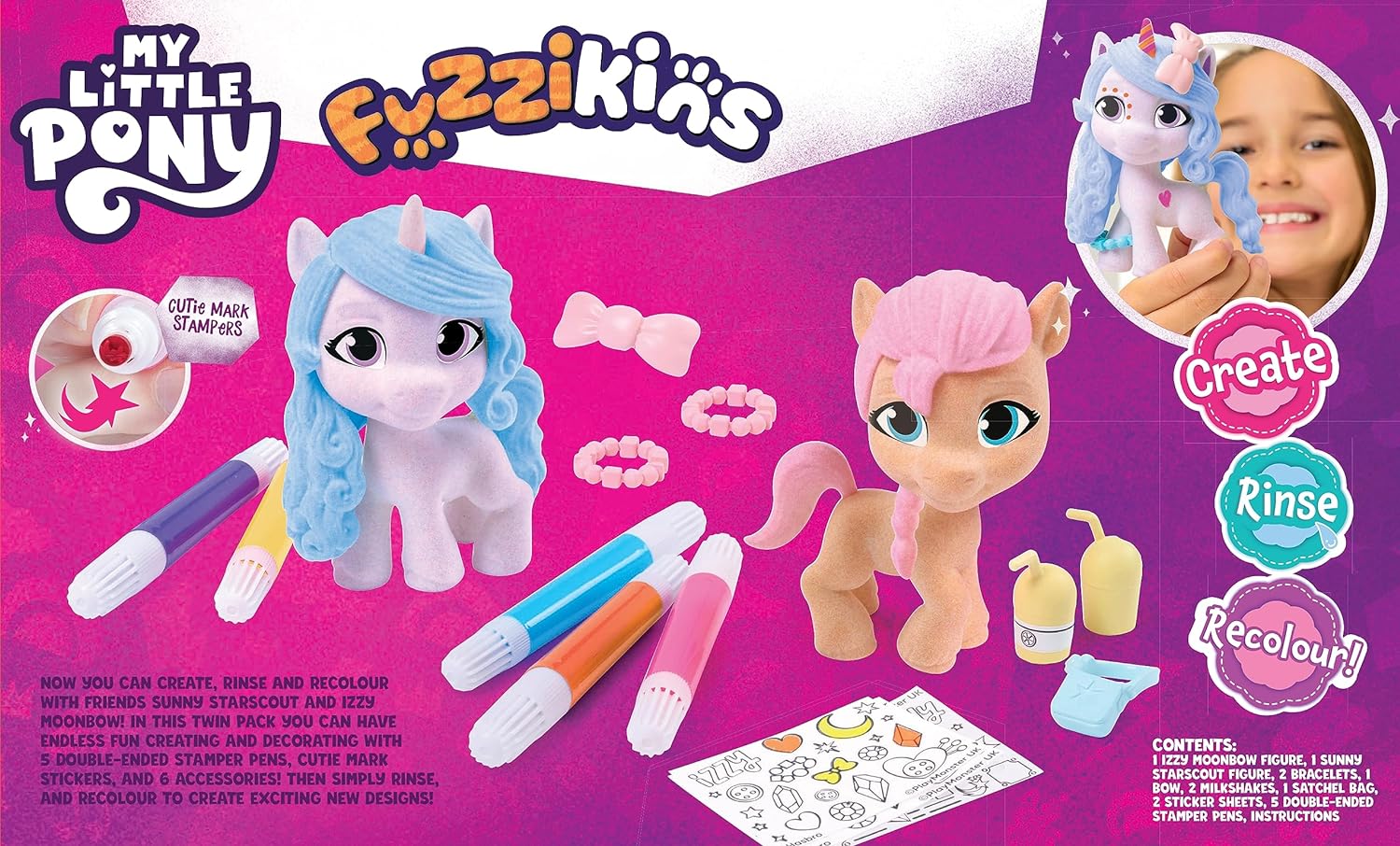 MLP: MYM Fuzzikins Sunny and Izzy Figure Double Pack 2