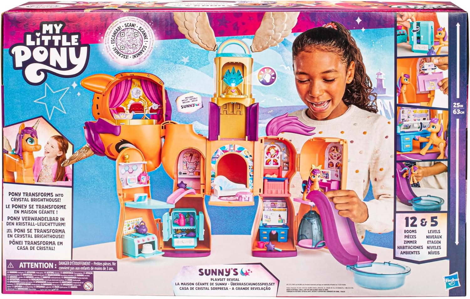 MLP: MYM Sunny Starscout Transforming Doll Reveal Play Set 1