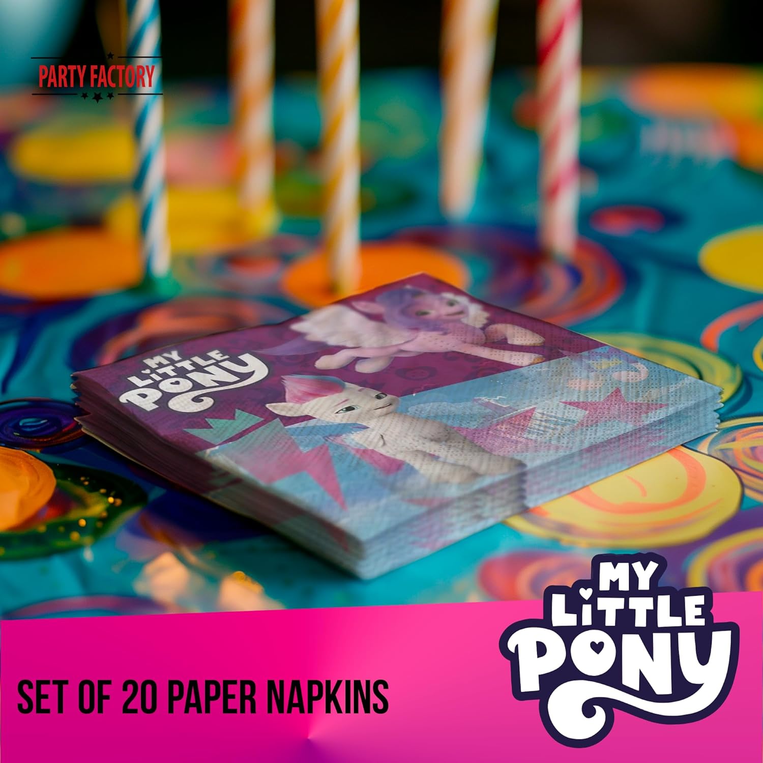 MLP: MYM Birthday Party Paper Napkins Pack 3