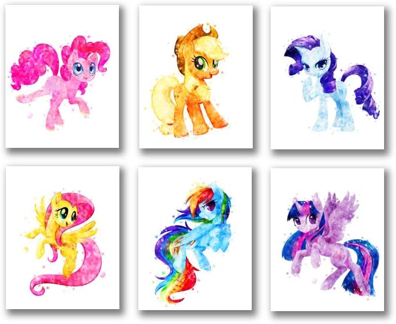 The Mane 6 Wall Poster Art Decor Bundle 1