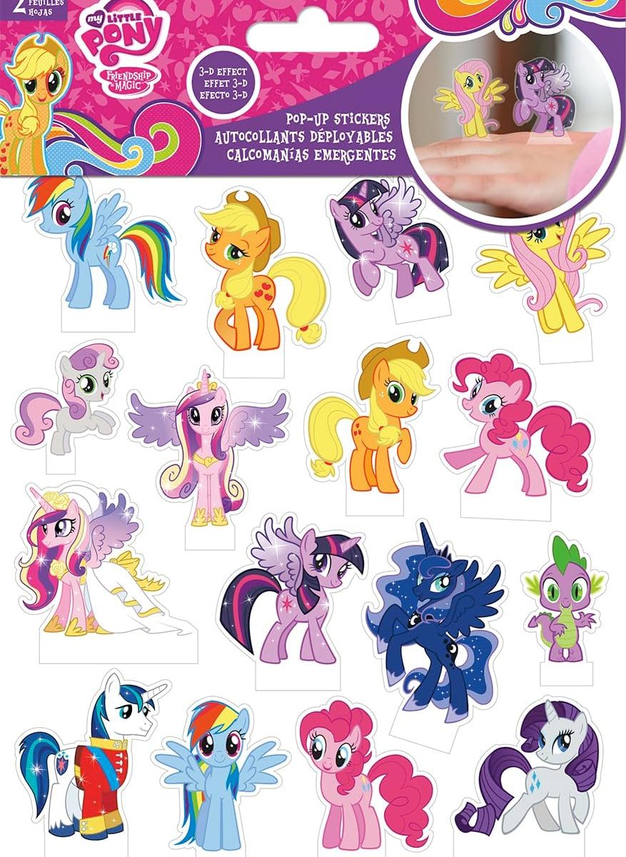 MLP Trends International Pony Character Pop Up Stickers Set