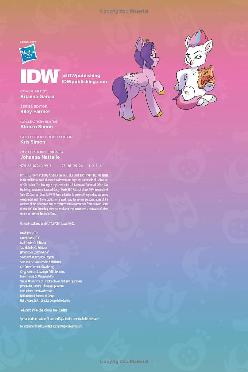 MLP: MYM Vol. 4: Sister Switch Book 3