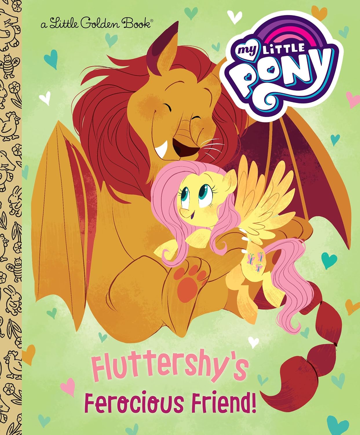 MLP Fluttershy's Ferocious Friend! Little Golden Book