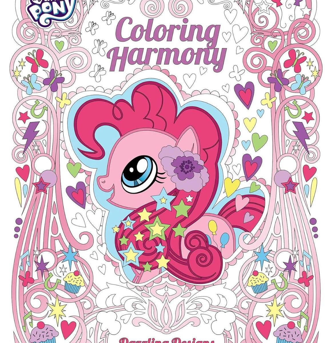 MLP Coloring Harmony: Dazzling Designs in Equestria Coloring Book