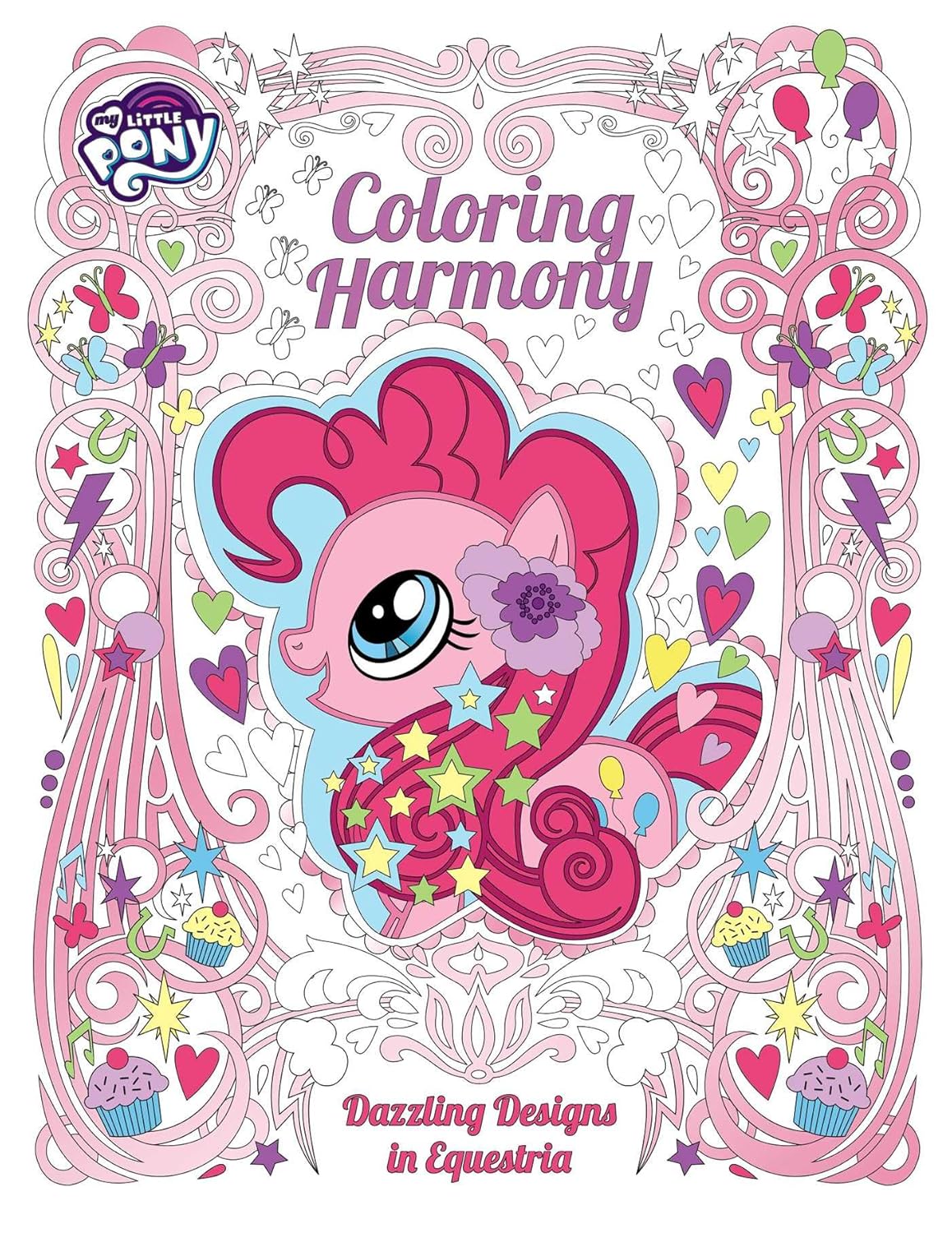 MLP Coloring Harmony: Dazzling Designs in Equestria Coloring Book