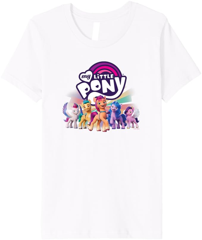 MLP: ANG The Mane 5 Line Up Premium T-Shirt 1