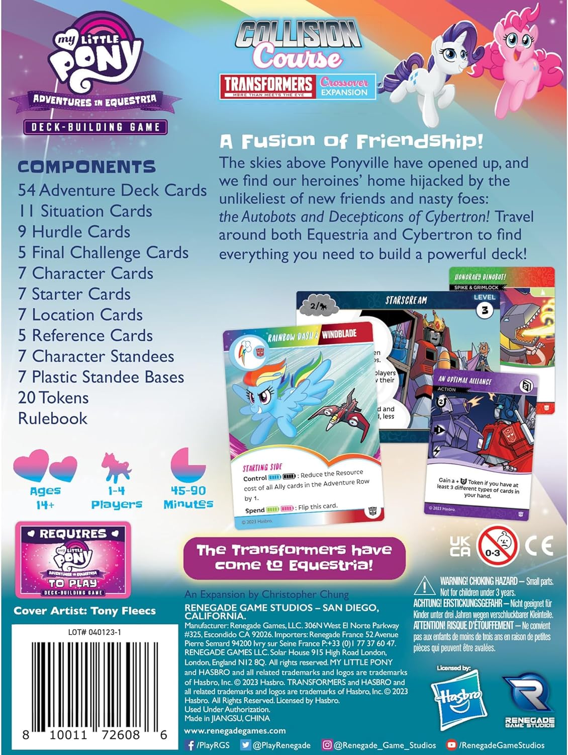 MLP DBG Collision Course A Transformers Crossover Expansion Box Pack 2