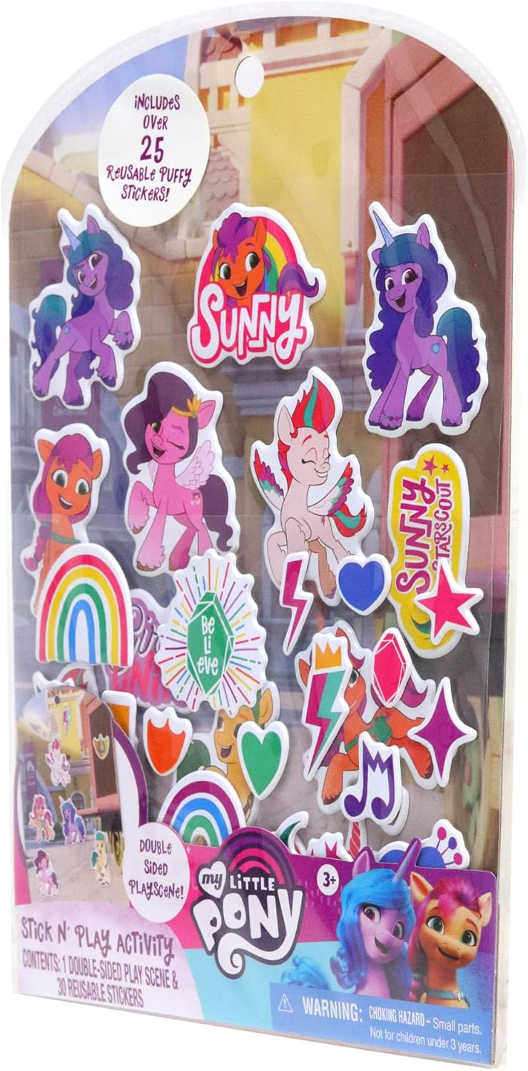 MLP: MYM Stick N Play Reusable Puffy Stickers Set 1