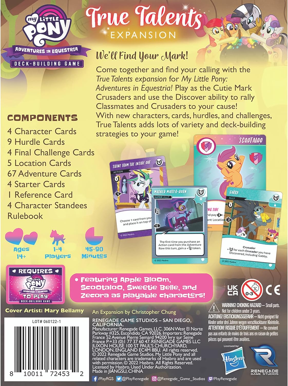 MLP Adventures in Equestria True Talents Expansion Deck-Building Game 2