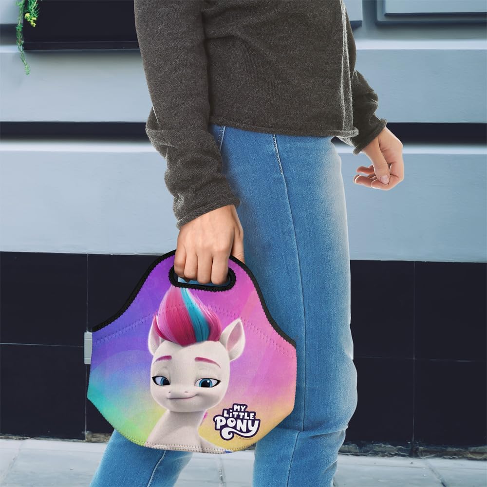 MLP: MYM Zipp Storm Rainbow Soft Neoprene Lunch Bag 2