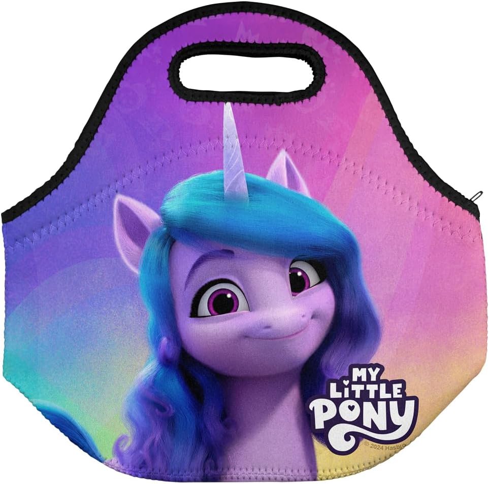 MLP: MYM Izzy Moonbow Rainbow Soft Neoprene Lunch Bag 1