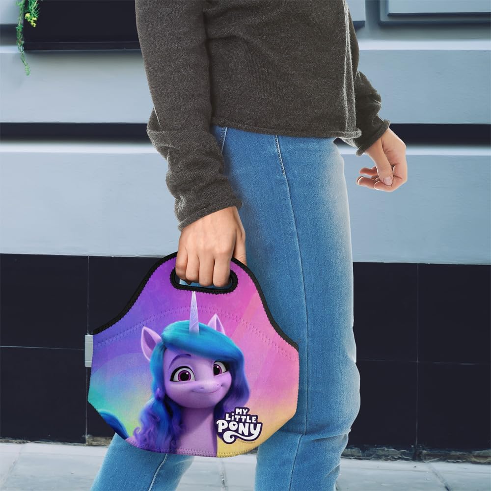 MLP: MYM Izzy Moonbow Rainbow Soft Neoprene Lunch Bag 2