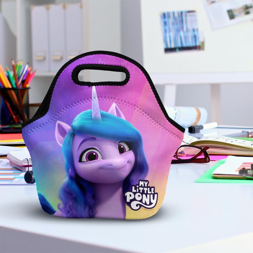 MLP: MYM Izzy Moonbow Rainbow Soft Neoprene Lunch Bag 3