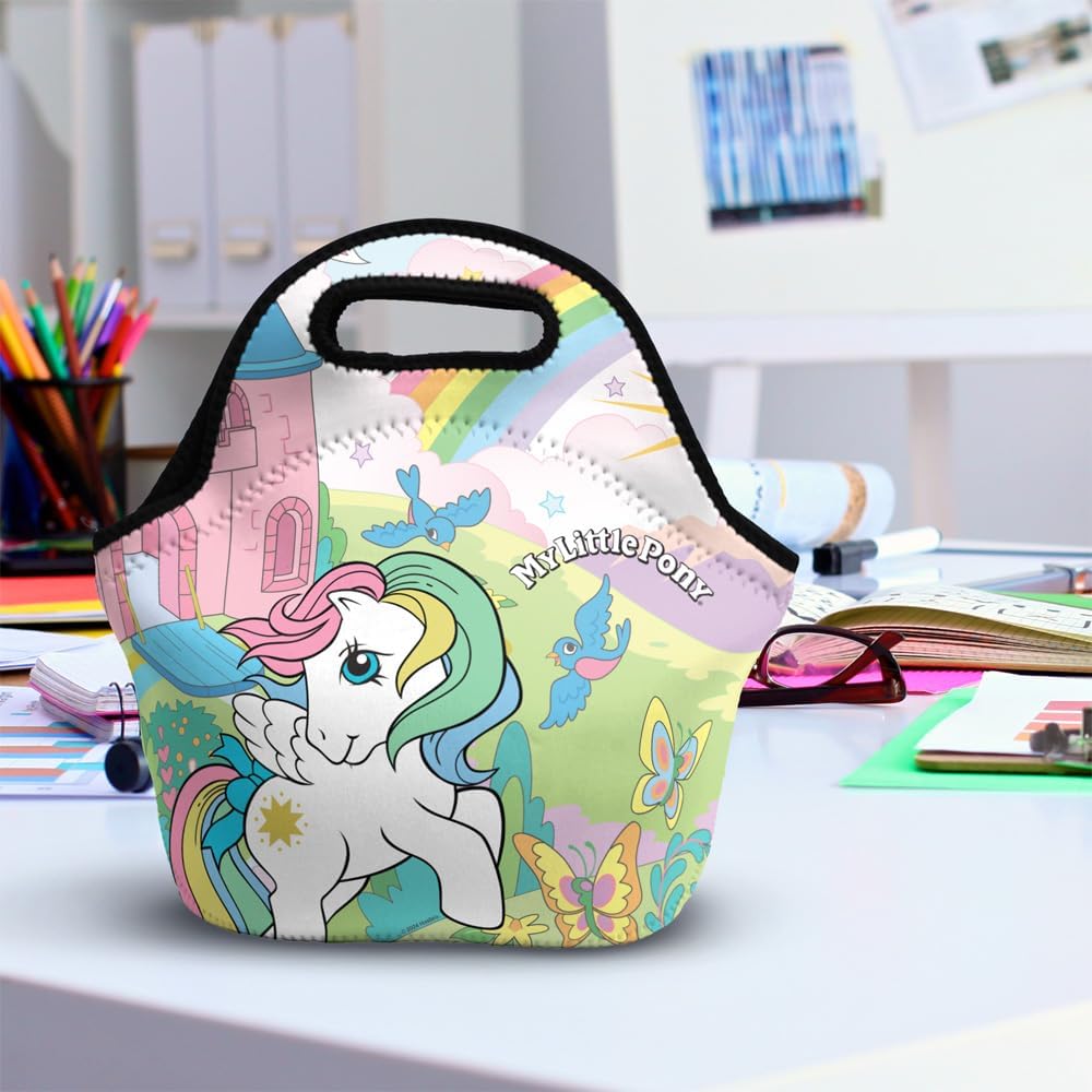 MLP Retro Cartoon Castle Soft Neoprene Lunch Bag 3