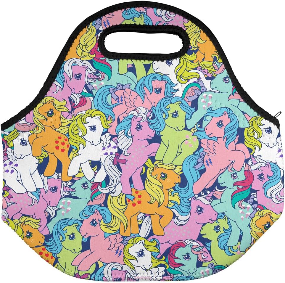 MLP Retro Pony Character Pattern Soft Neoprene Lunch Bag 1