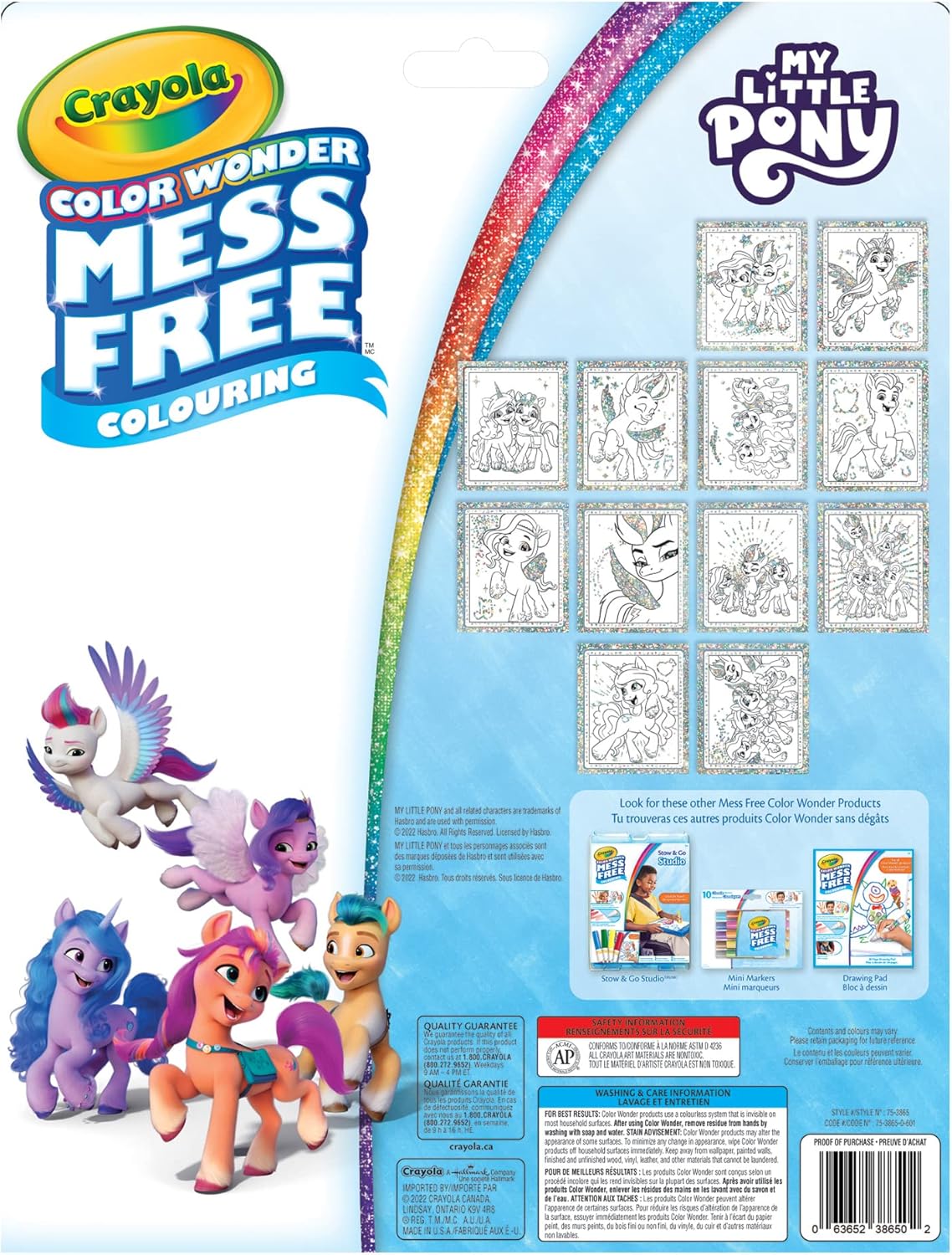 MLP: MYM Glitter Color Wonder Coloring Book Set 2