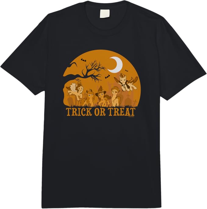 MLP: ANG The Mane 5 Halloween Tick Or Treat Comfort T-Shirt