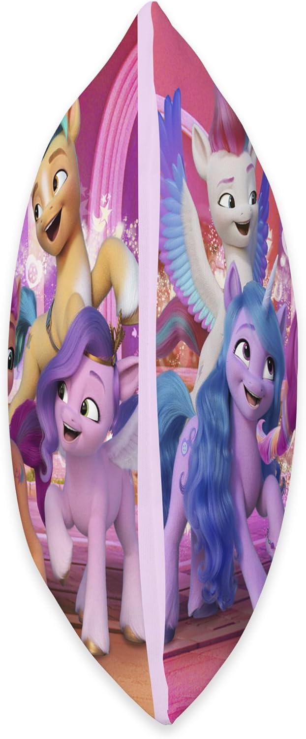 MLP: ANG Sunny and Friends Group Shot Throw Pillow 2