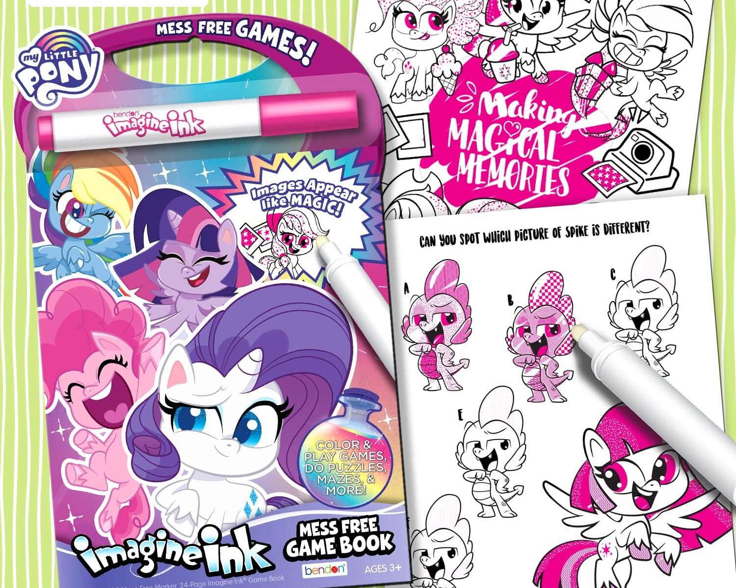 MLP: PL 20-Page Imagine Ink Coloring Game Book 3