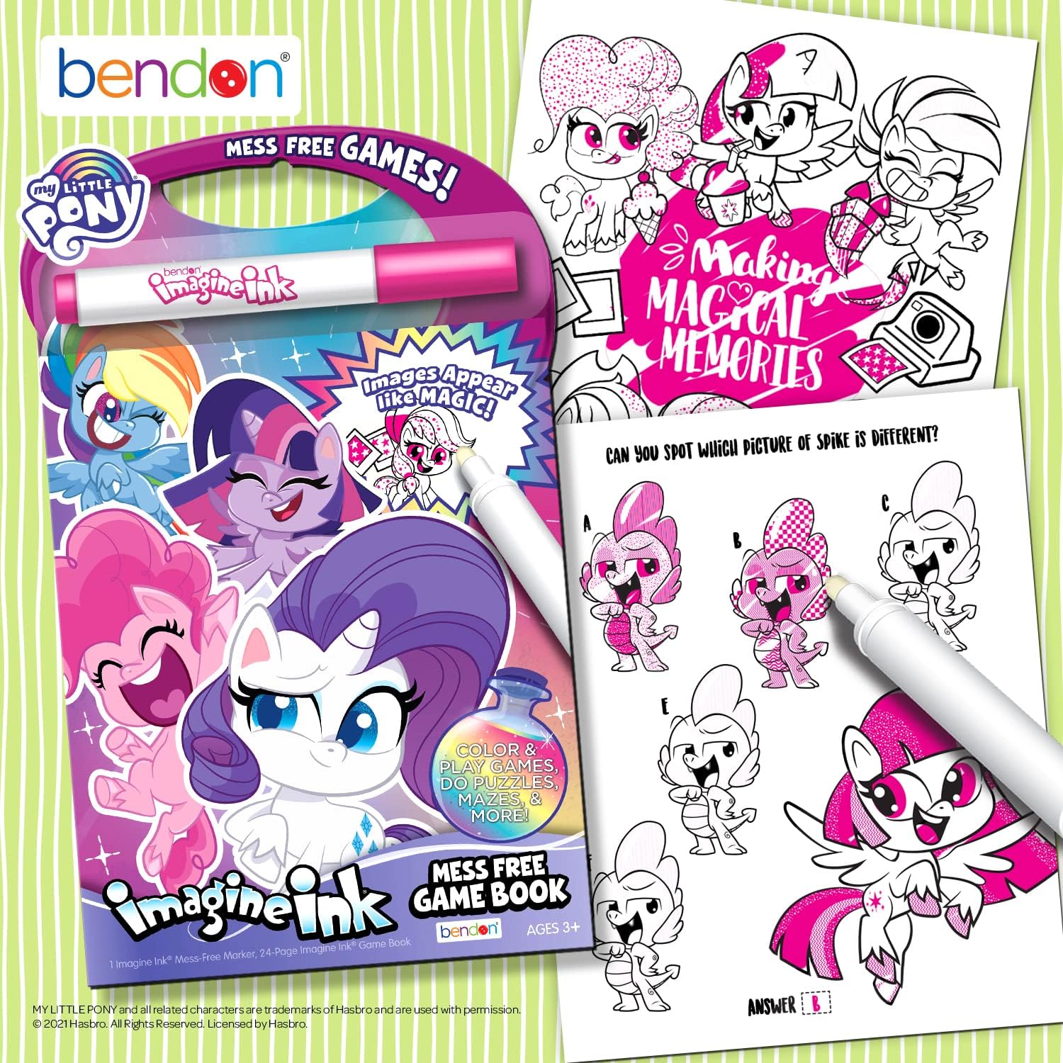 MLP: PL 20-Page Imagine Ink Coloring Game Book 3