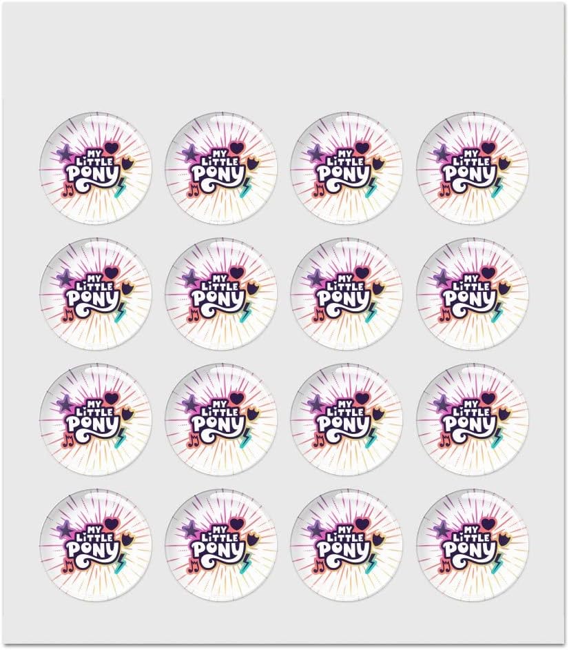 MLP: MYM Logo 1.0" Puffy Bubble Dome Scrapbooking Crafting Sticker Set 1