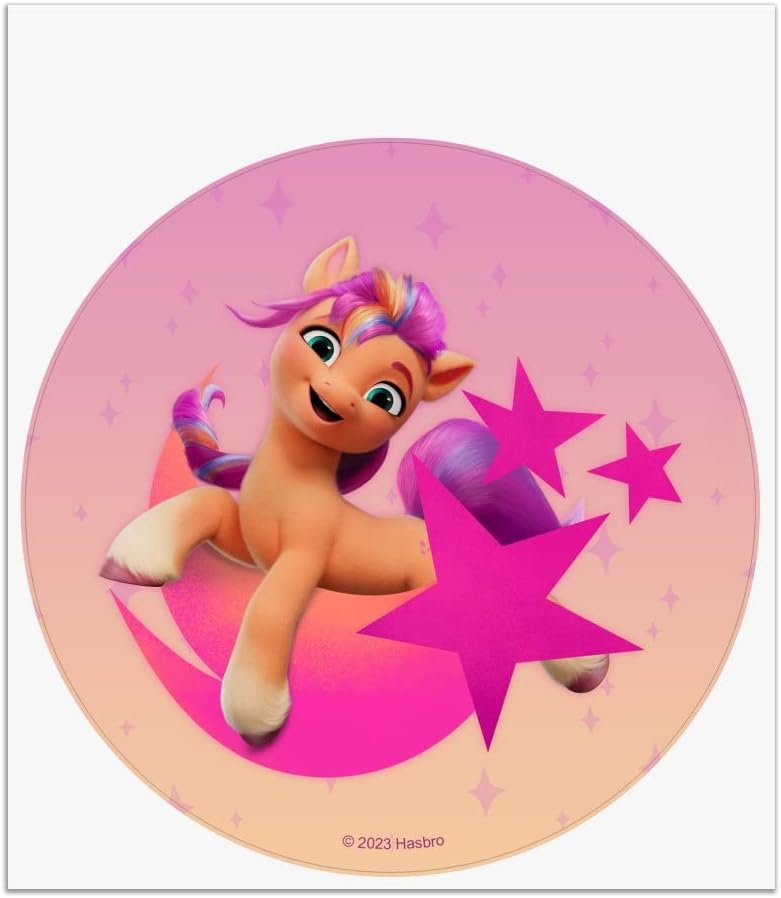 MLP: MYM Sunny Starscout Automotive Car Window Locker Circle Bumper Sticker 1