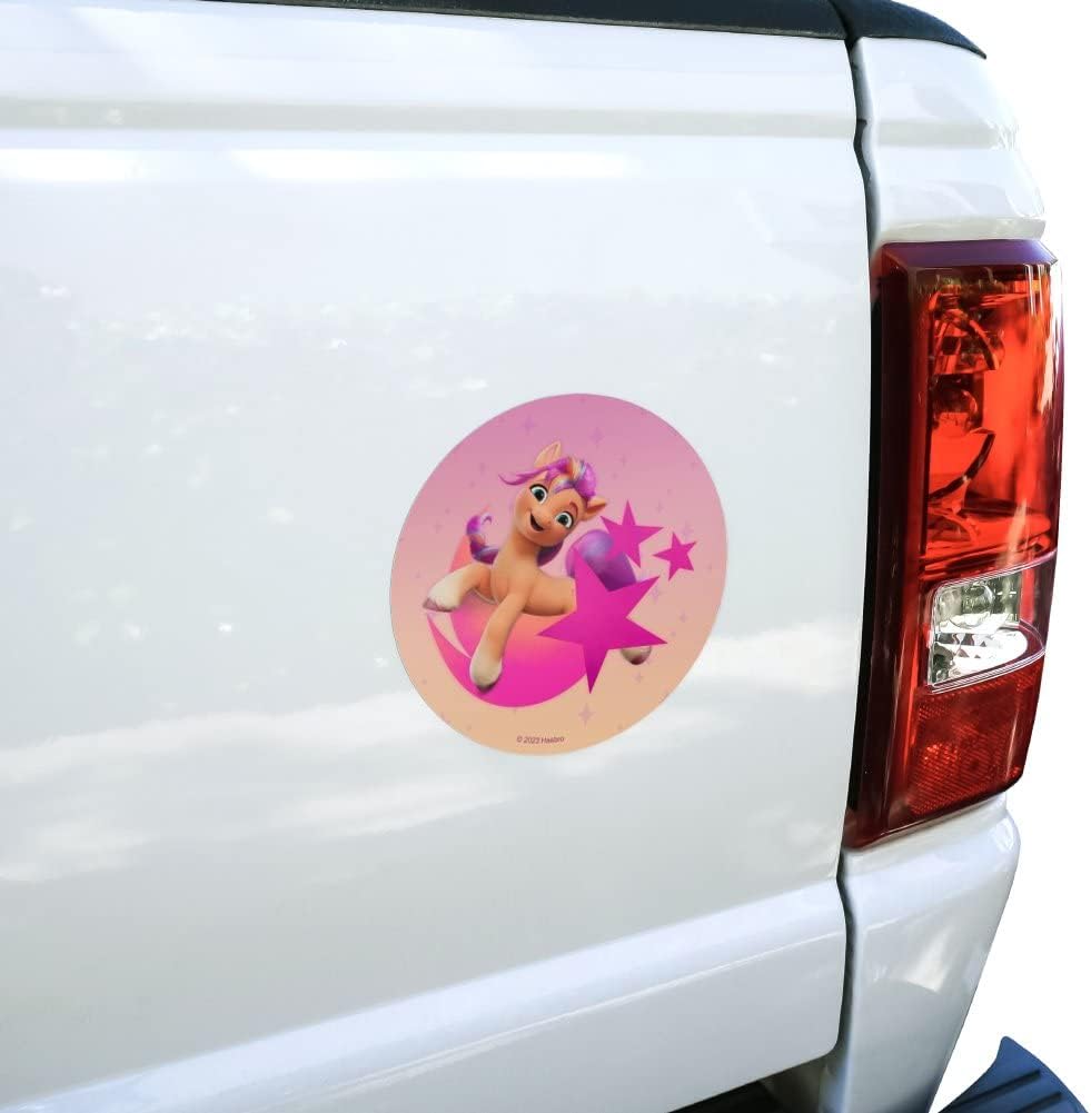 MLP: MYM Sunny Starscout Automotive Car Window Locker Circle Bumper Sticker 2