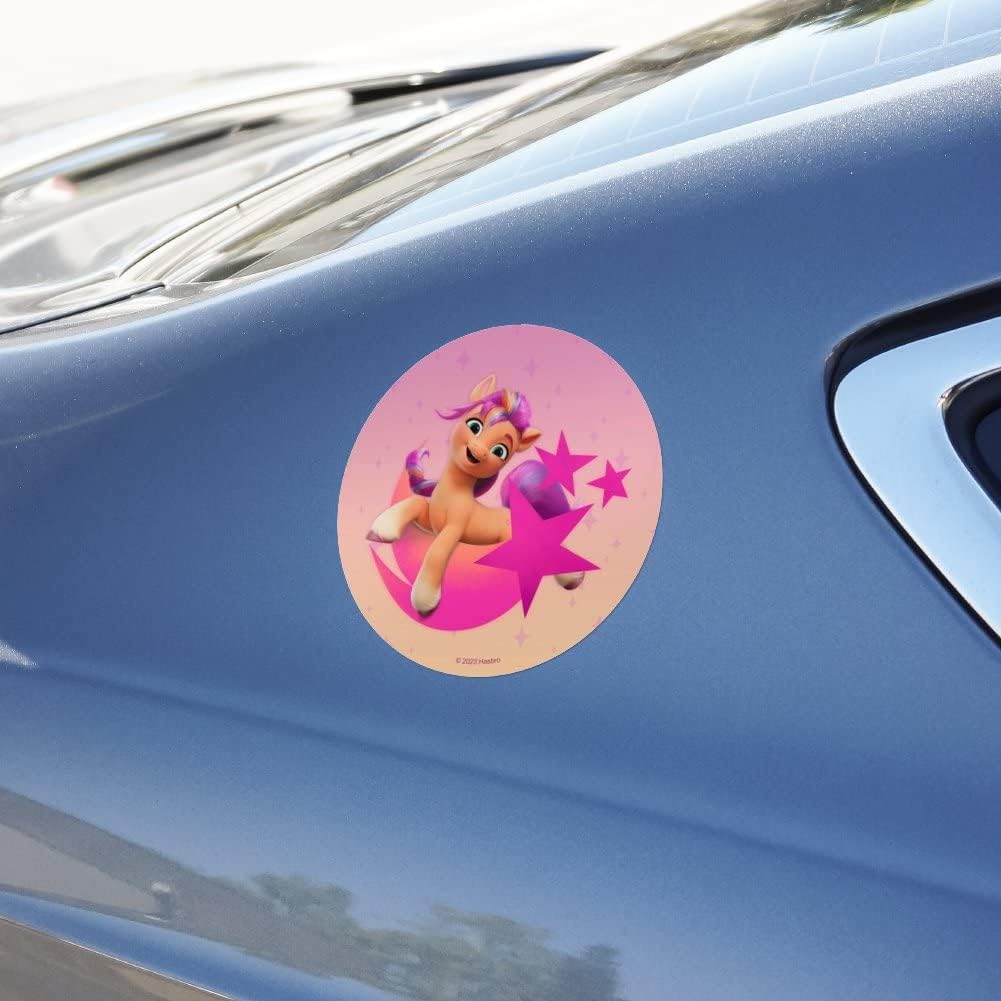 MLP: MYM Sunny Starscout Automotive Car Window Locker Circle Bumper Sticker 3