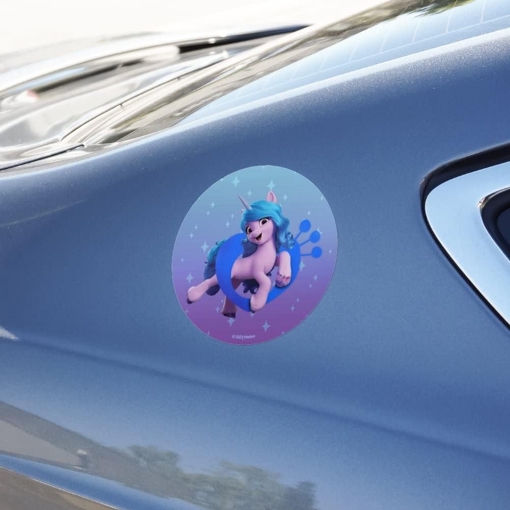 MLP: MYM Izzy Moonbow Automotive Car Window Locker Circle Bumper Sticker 2