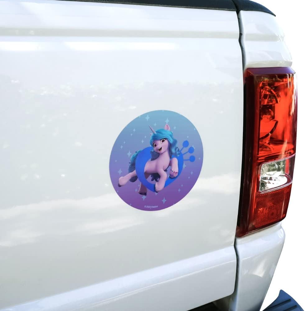 MLP: MYM Izzy Moonbow Automotive Car Window Locker Circle Bumper Sticker 3