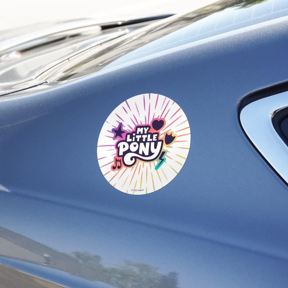 MLP: MYM Logo Automotive Car Window Locker Circle Bumper Sticker 2
