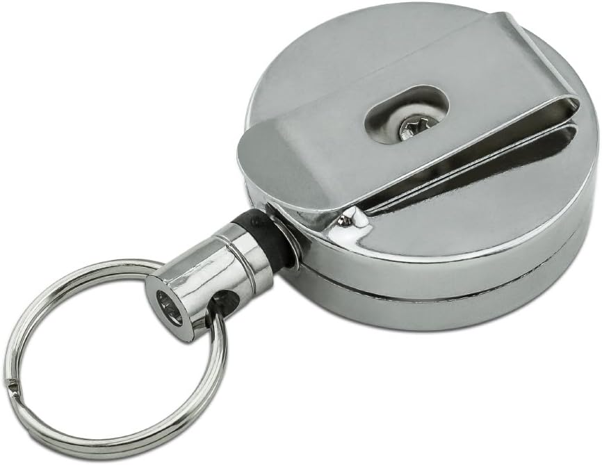 MLP: MYM Logo Heavy Duty Metal Retractable Reel ID Badge Key Card Tag Holder 2