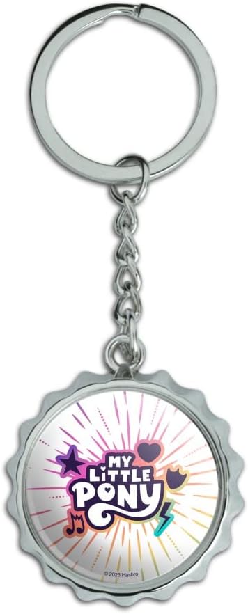 MLP: MYM Logo Keychain Chrome Plated Metal Pop Cap Bottle Opener 1