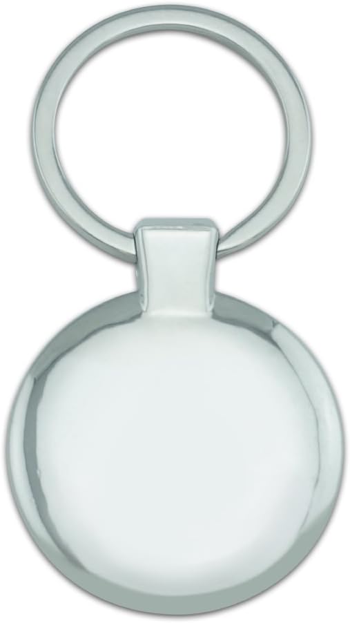 MLP: MYM Logo Classy Round Chrome Plated Metal Keychain 2