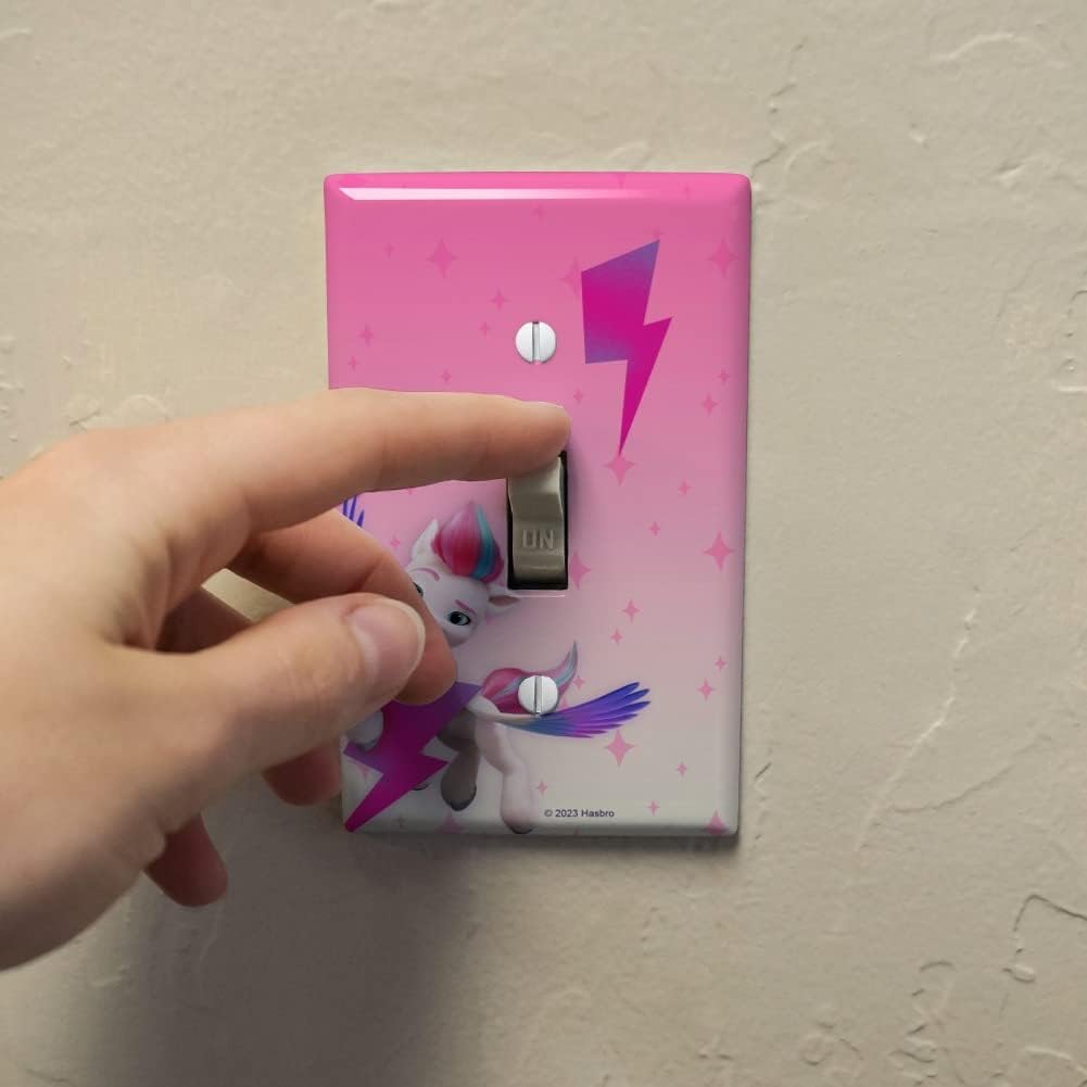 MLP: MYM Zipp Storm Plastic Wall Decor Toggle Light Switch Plate Cover 2