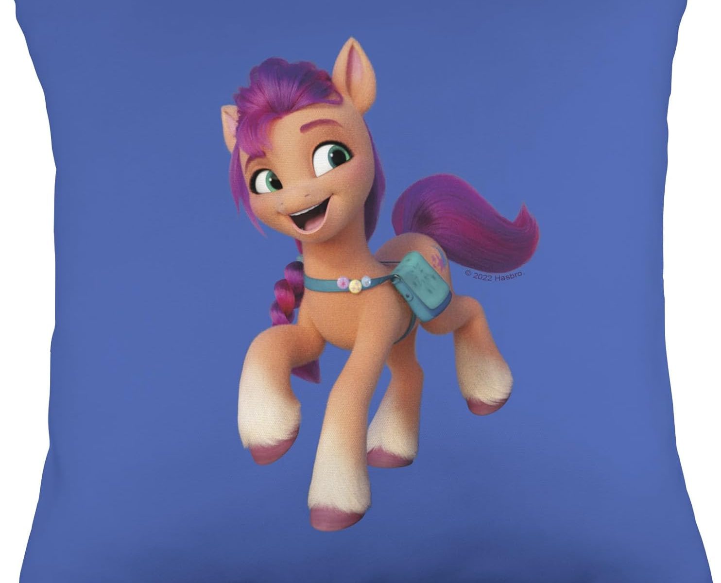 MLP: ANG Sunny Starscout 18x18 Portrait Throw Pillow 1