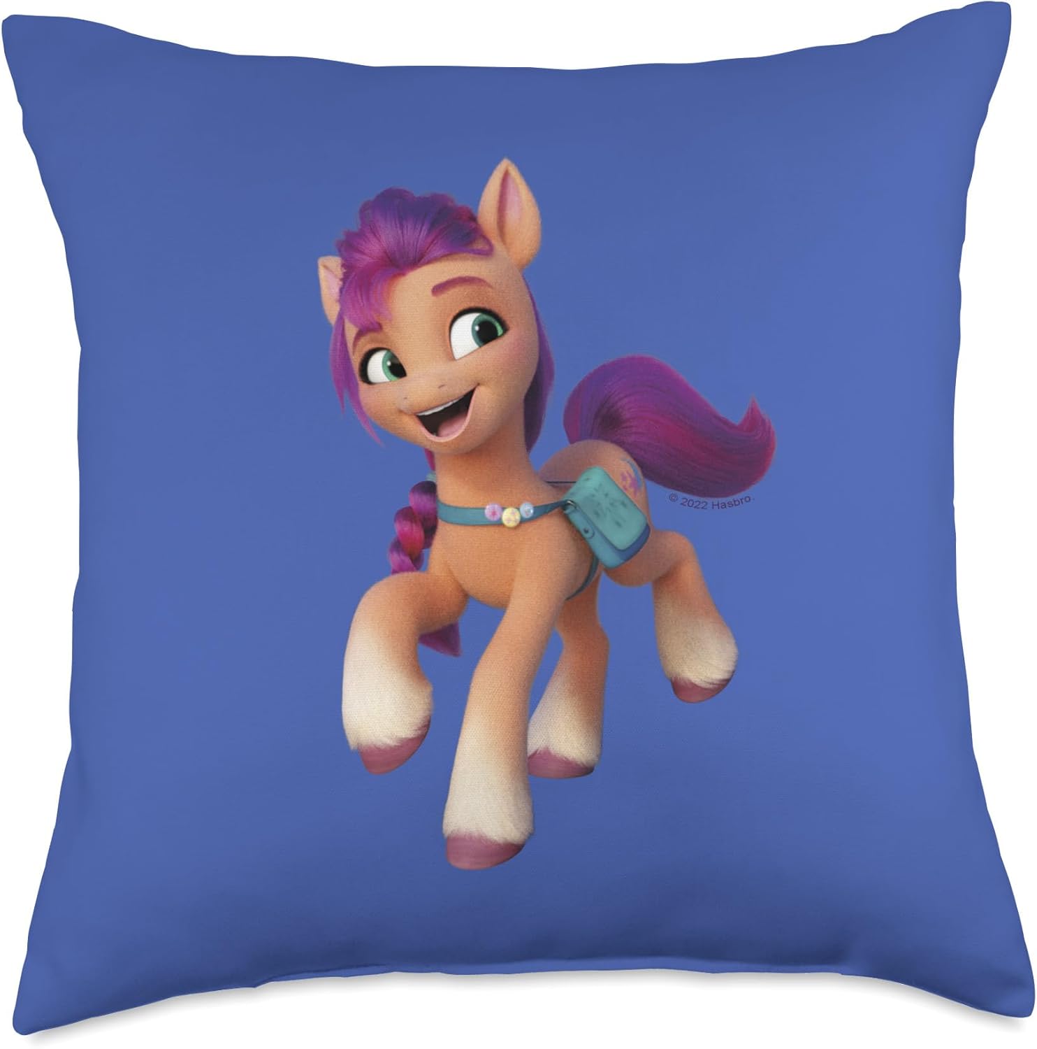 MLP: ANG Sunny Starscout 18x18 Portrait Throw Pillow 1