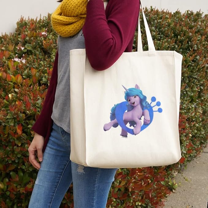 MLP: MYM Izzy Moonbow Large Grocery Travel Reusable Tote Bag 2