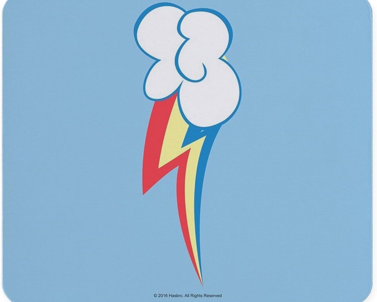 MLP Rainbow Dash Cutie Mark Non-Slip Rubber Mousepad 1