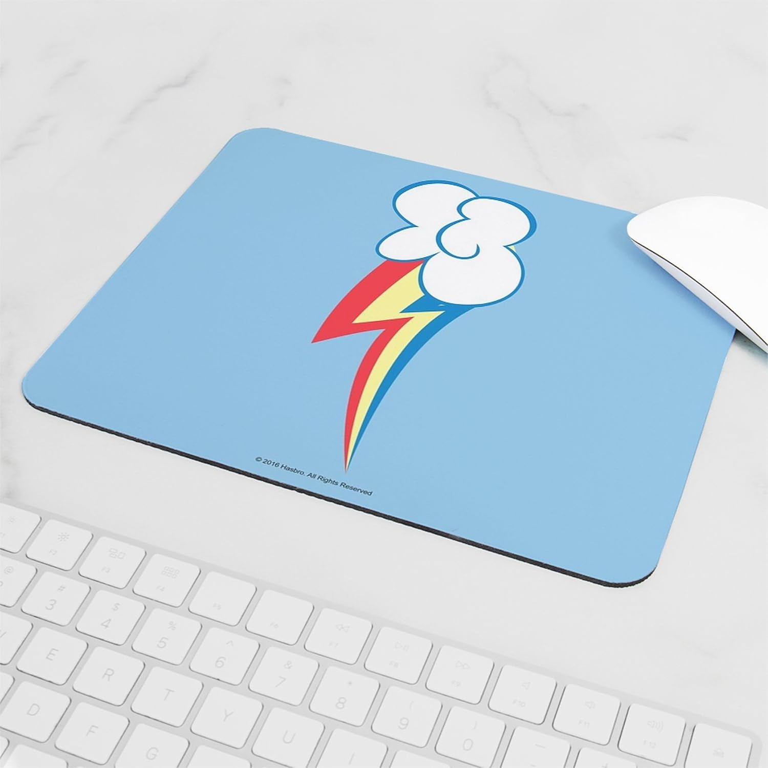 MLP Rainbow Dash Cutie Mark Non-Slip Rubber Mousepad 3