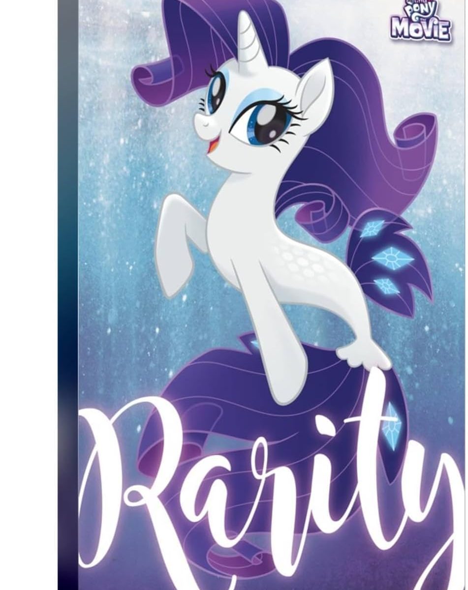 MLP: TM Rarity Sea Pony Stretched Canvas Wall Poster 1