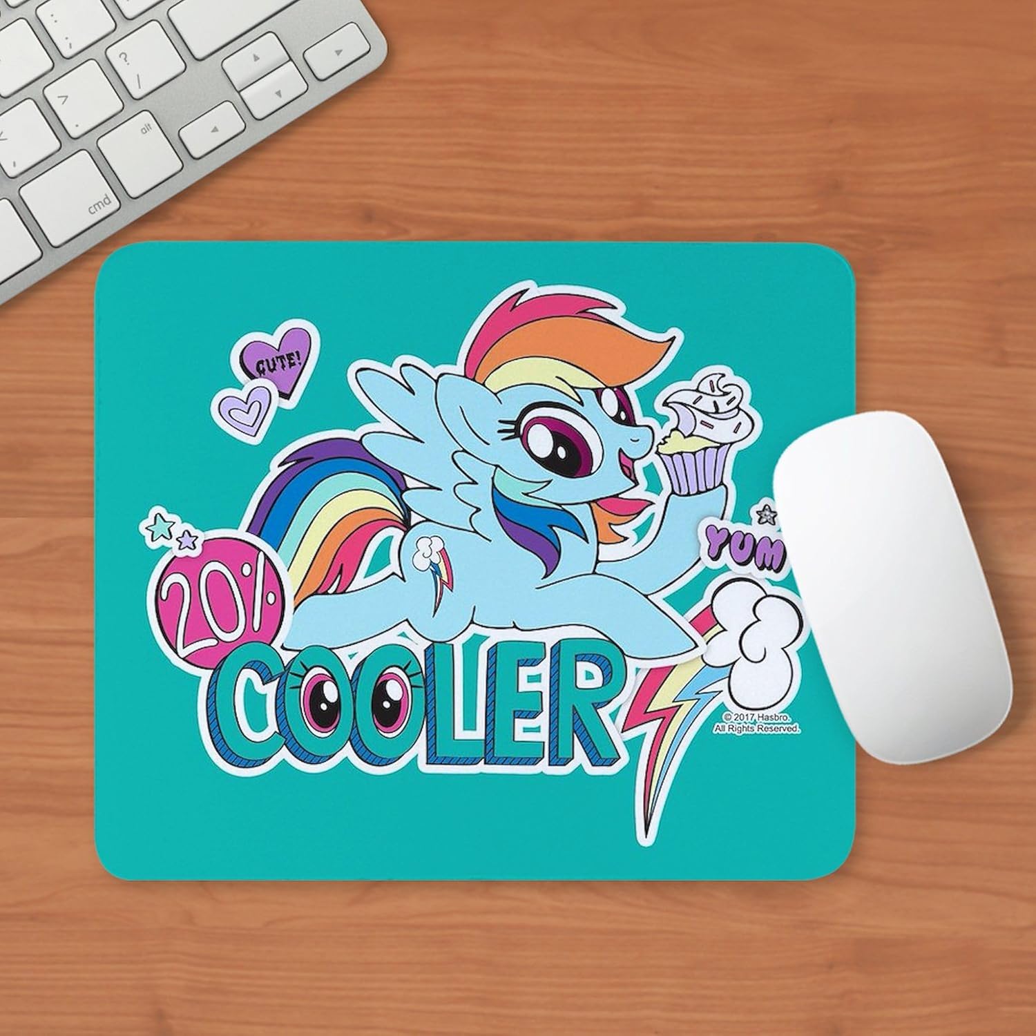 MLP Rainbow Dash Cooler Non-Slip Rubber Gaming Mousepad 2