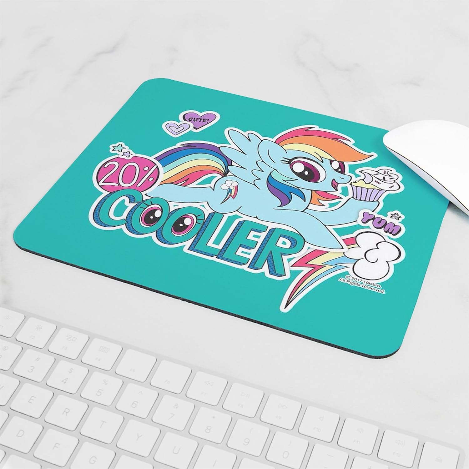 MLP Rainbow Dash Cooler Non-Slip Rubber Gaming Mousepad 3