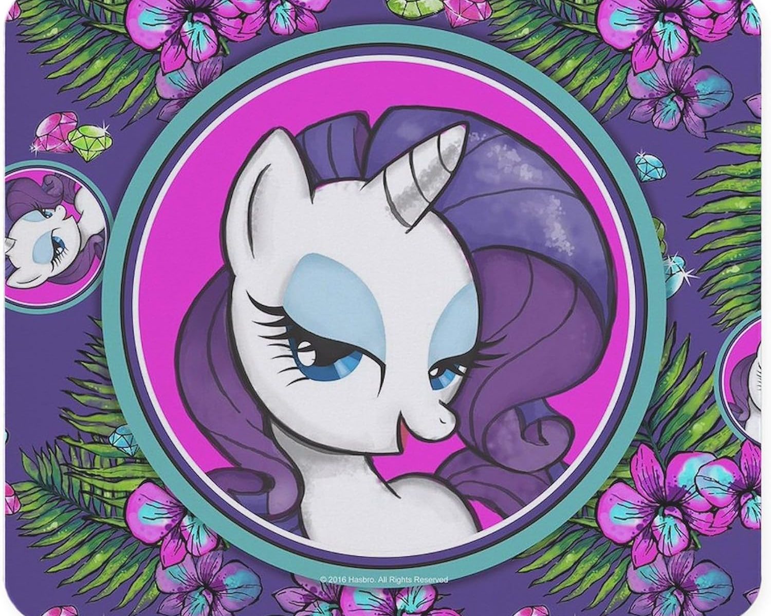 MLP Rarity Tropical Non-Slip Rubber Gaming Mousepad 1